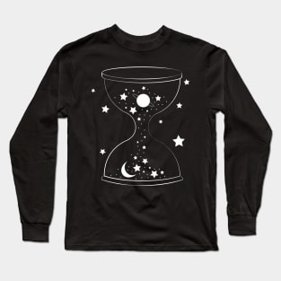 universe clock with star dust Long Sleeve T-Shirt